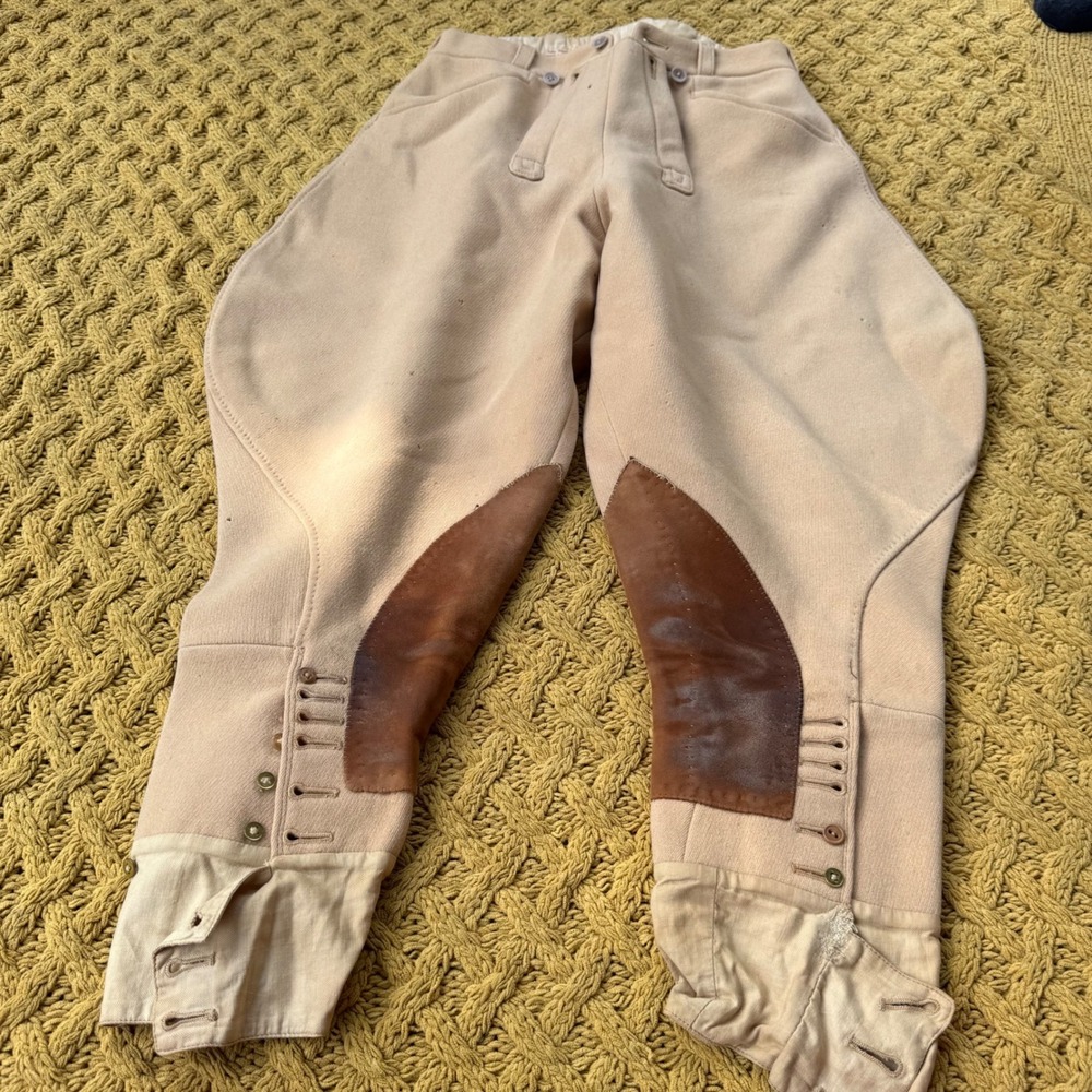 Vintage Saks Fifth Avenue Wool Equestrian Breeches Made in England Jodhpurs 27